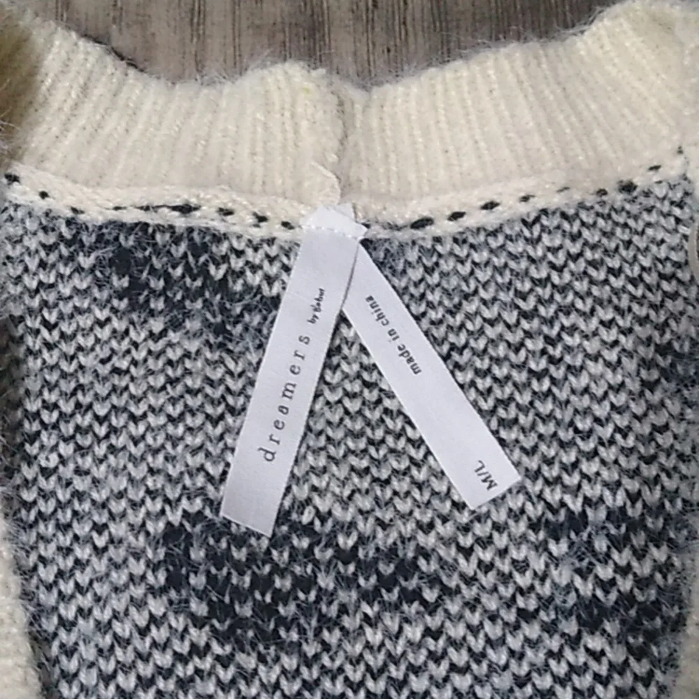 Dreamers by Debut Leopard Cheetah Print Cardigan Sweater Shrug Size M/L - Picture 2 of 11